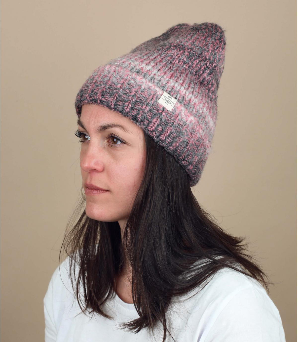 Vrouwen slordig beanie Mawenzi beanie pink